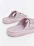 LC Waikiki Buckle Detailed Double Banded Girls' Slippers
